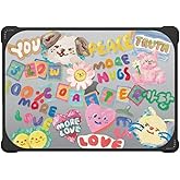 CASETiFY Bounce MacBook Air 15-inch (M2/M3/M4) Case [Enhanced Protective Corner Design/Ventilation Cutouts/Anti-Slip Grip] - Slowcoaster Sticker MacBook Case - Clear Black