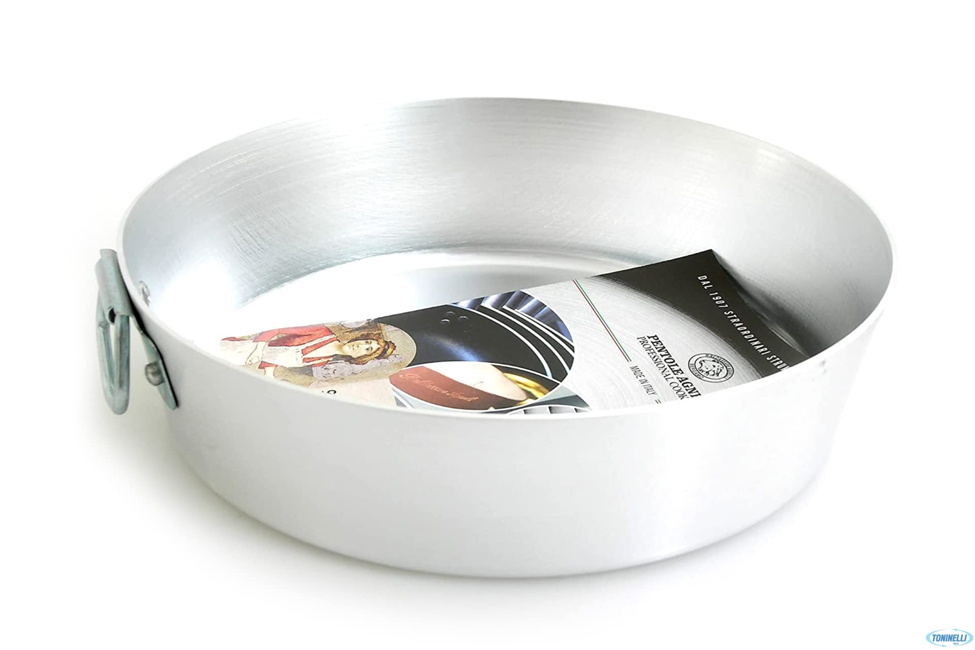 Pentole Agnelli Family Cooking Aluminium Conical Cake - Pan With Ring, Diameter 32 Cm.