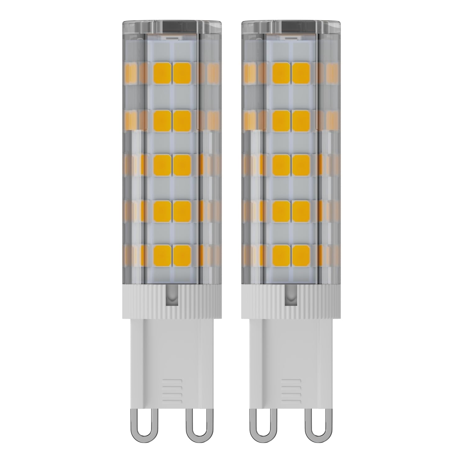 ledscom.de 2 Pieces G9 LED Bulb, Warm White (2800 K), 4.1 W, 501lm