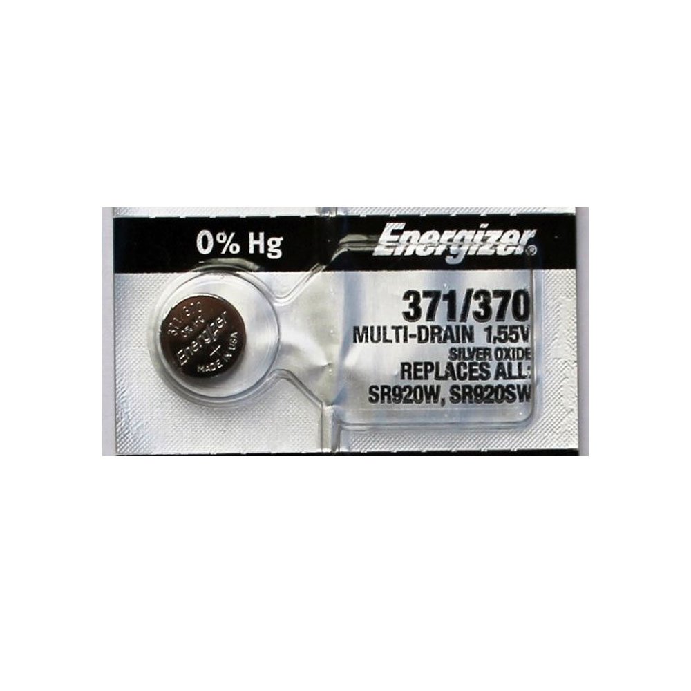 2 x Energizer 371 370 SR920W SR920SW 1.5V Watch Batteries