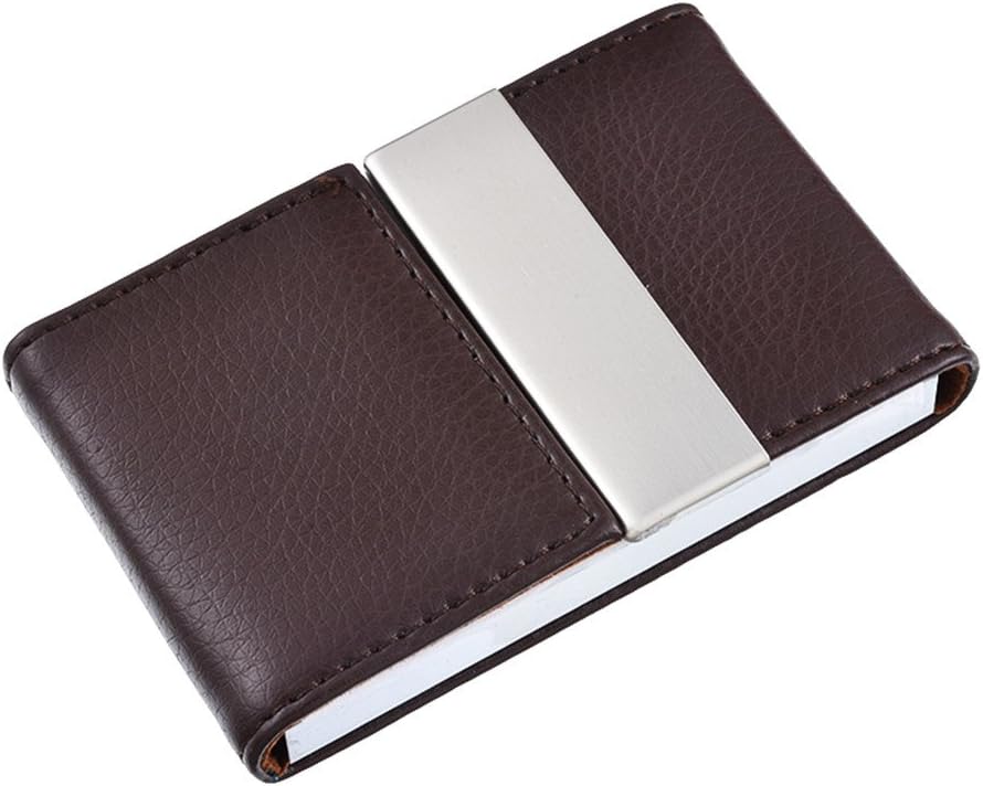 Haotfire Blocking Credit Card Holders Case Organizer Genuine Leather Zip-Around Security Wallet