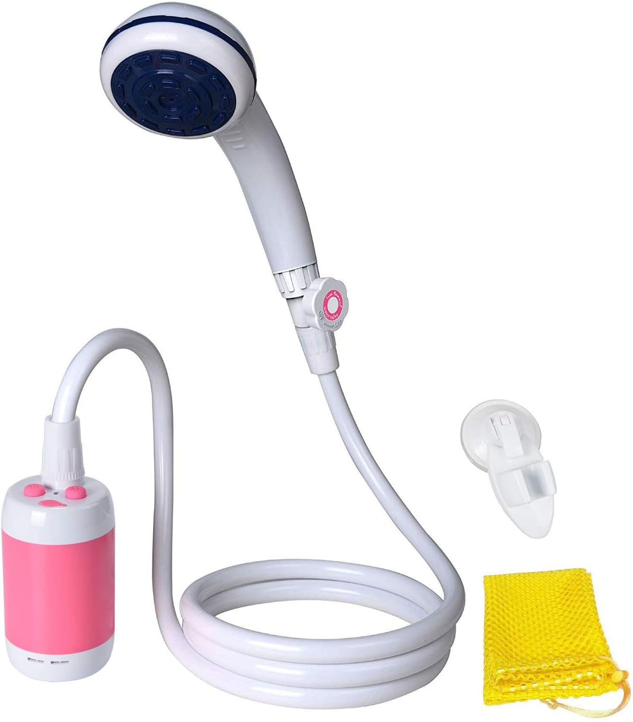 Iron Hammer Portable Shower Camp Shower Rechargeable Shower high Capacity 4800mAh Camping Shower pet Shower, with Shower Valve (Shower with Water Valve) : Sports & Outdoors