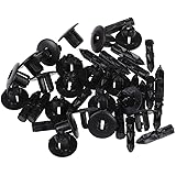 Clip Di Fissaggio In Plastica 100Pcs 8Mm Plastic Rivet Fastener - Foto 9