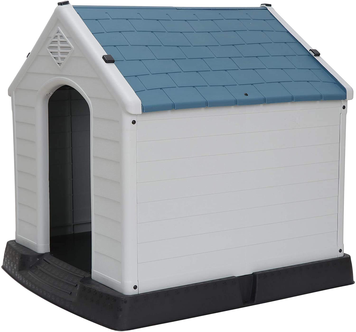 Pet Republic Dog House Medium Small Waterproof Ventilate Pet House Plastic Puppy Shed Outdoor & Indoor