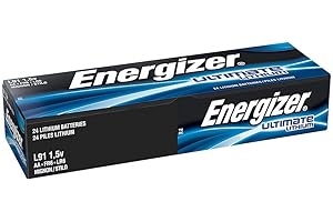 24 x Energizer Ultimate AA Lithium L91 3000 mAh 1.5 Volt Batteries