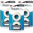 Nexcare Gentle Paper Tape, Medical Paper Tape, Secures Dressings and Lifts Away Gently - 1 In x 10 Yds, 6 Rolls of Tape