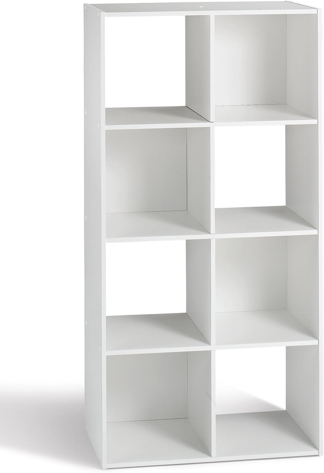 Alsapan Compo 4 x 2 Cube Unit with Melamine, 122.3 x 61.5 x 29.5 cm, White Finish