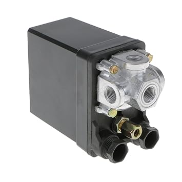 MagiDeal 3 Phasen 4 Port Druckschalter für Mini-tive Luftkompressor Steuerventil Sg4b