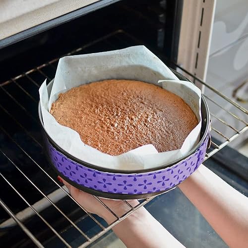 Chihutown Bake Even Cake Strips Pcs Bake Even Strip for Cake Pans, Baking  Even Strip, Cake Pan Dampen Strips