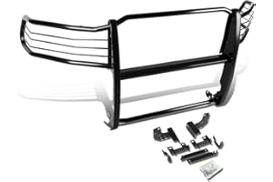 DNA MOTORING GRILL-G-022-BK Black Front Bumper Brush Grille Guard Compatible with 09-18 Ram 1500