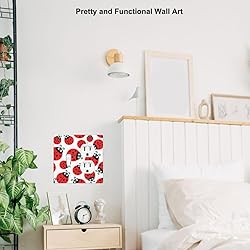 Pznen 2-Gang 1-Toggle/1-Duplex Wall Plate, Ladybug