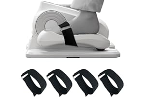 CUSPRTM 4 PCS Universal Pedal Straps for Elliptical Exerciser Machine, Suitable for Under Desk Leg Exercise Pedal, Enhances Stability, Safety & Workout Efficiency
