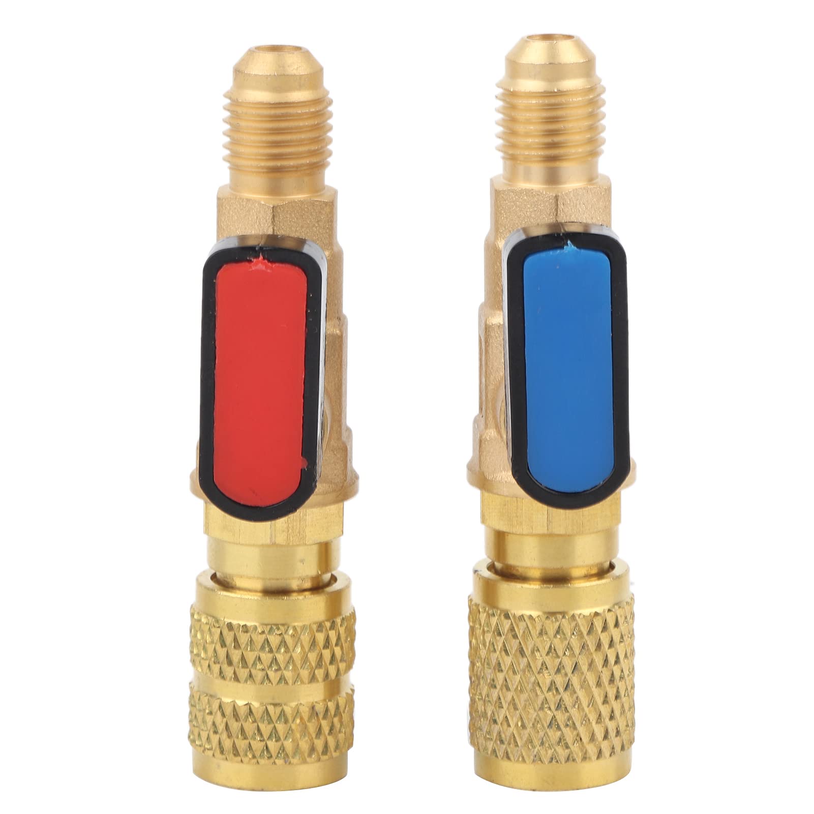 Haofy R22 R410A Refrigerant Valve Air Conditioning Charging Hose Adapter Ball Valve