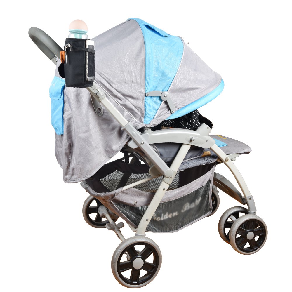 Stroller Organizers for Smart Moms,Deep Cup Holders,ExtraLarge Storage Space for iPhone,Wallets