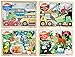 Melissa & Doug Wooden Jigsaw Puzzles Set: Vehicles, Pets, Construction, and Farm (4 puzzles)