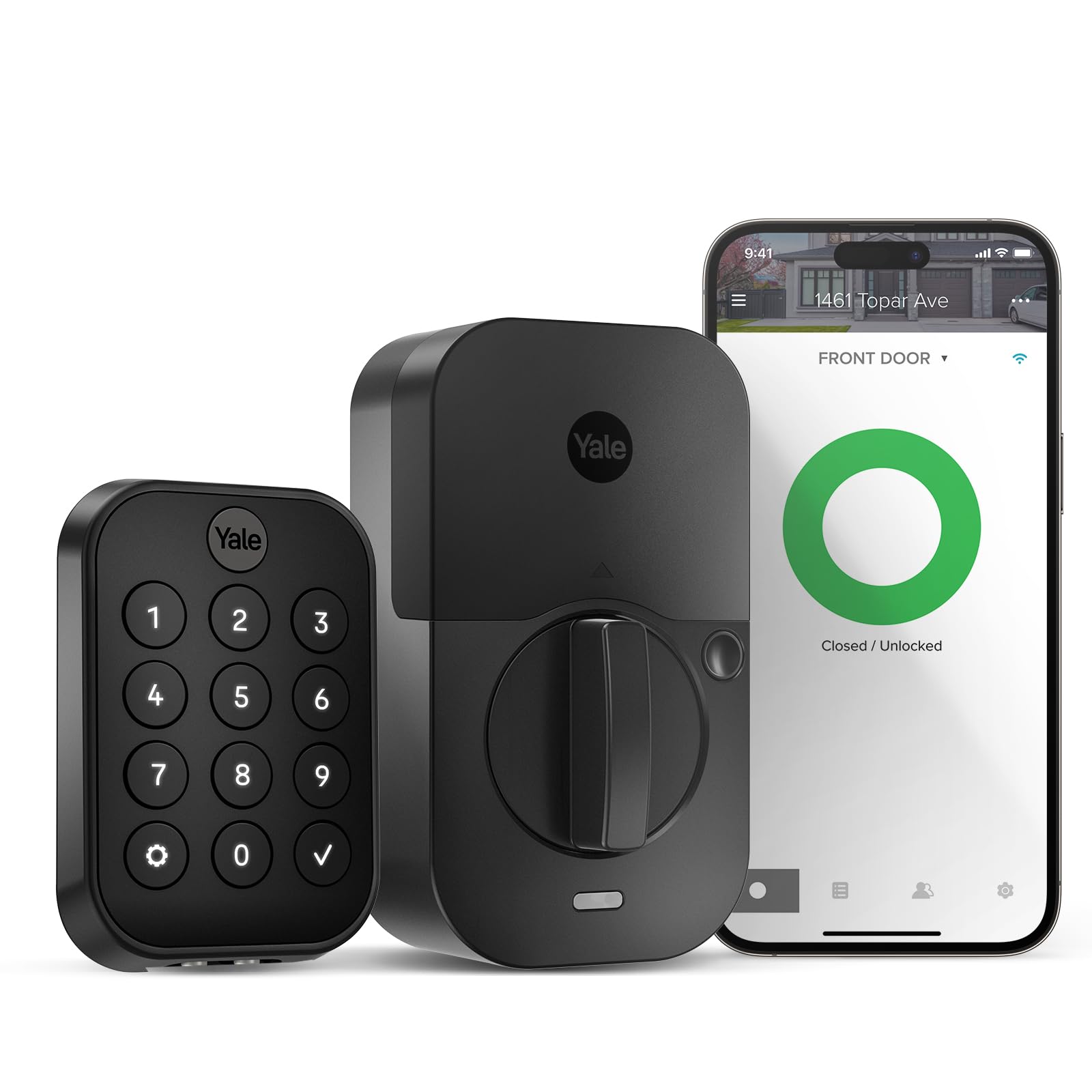 Photo 1 of Yale Assure Lock 2 – Oil Rubbed Bronze Smart Lock for Front Door Deadbolt with Touch Keypad and Adjustable Codes (No Wi-Fi), YRD430-WF1-BSP