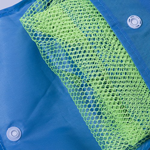 Hibery 2 Pack Mesh Beach Bag Tote, Sand Beach Toy Bag Shell Bags Away from Sand or Water for Holding Children's Toys, Swimming Equipment Storage & Other Beach Items (Large & Small Size)