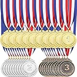 Gold Silver Bronze Award Medals Olympic Style