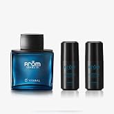 Yanbal Arom Absolute Eau de Parfum for Men 90ml with 2 Deodorants, 50g Woody Spicy Cologne Gift Set with Matching Deodorant Duo for Long-Lasting Fragrance and Freshness