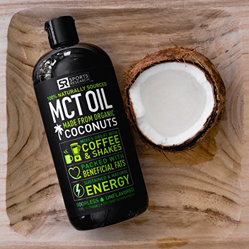 Premium MCT Oil derived only from Organic Coconuts 32oz BPA free