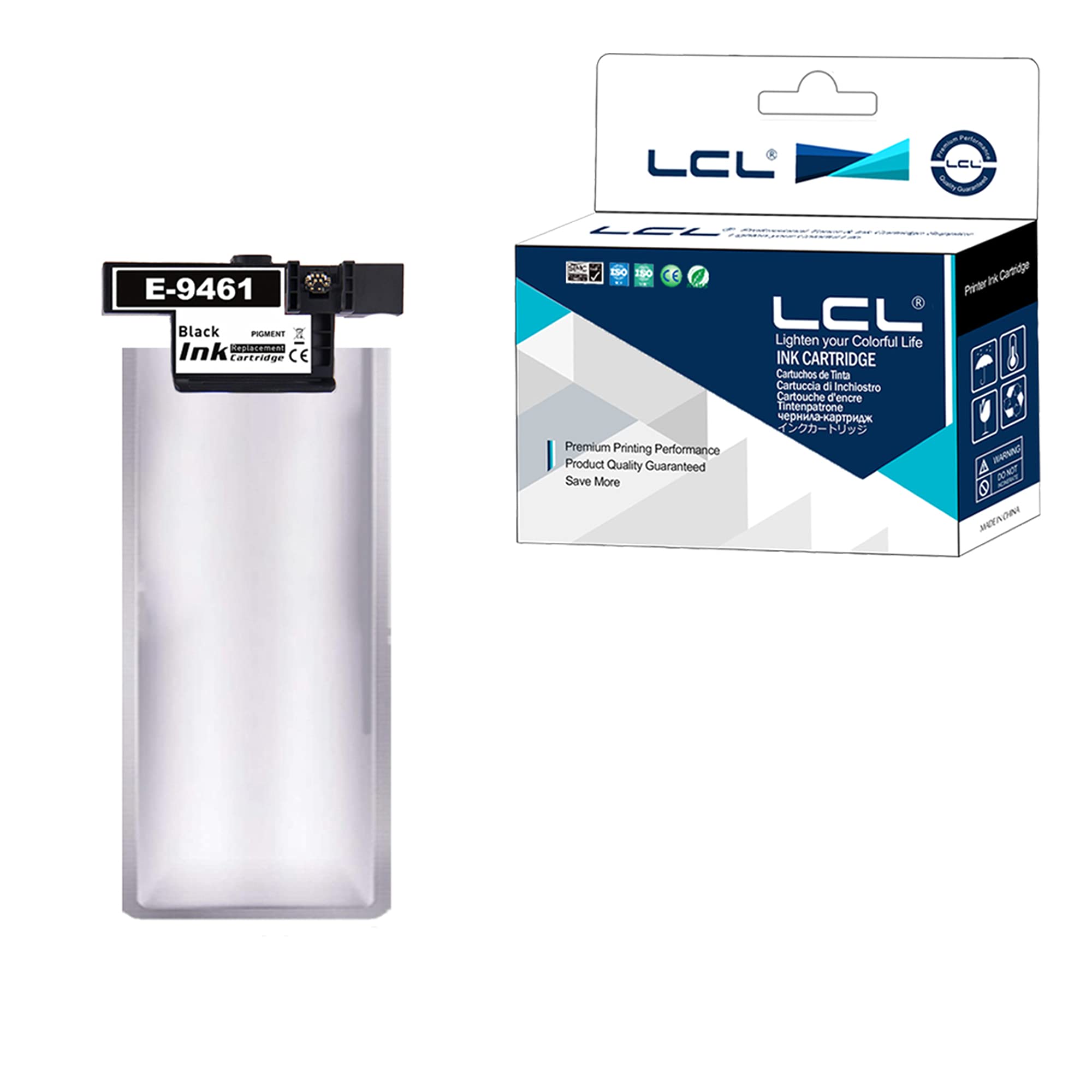 LCL T9461 C13T946140 Ink Cartridge Compatible Replacement for Epson Workforce Pro WF-C5290DW WF-C5790DWF(1 Black)