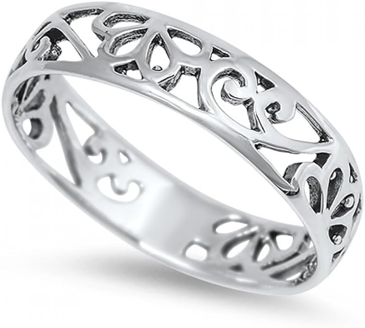 925 Sterling Silver Ring (Z 1/3) Amazon.co.uk Jewellery