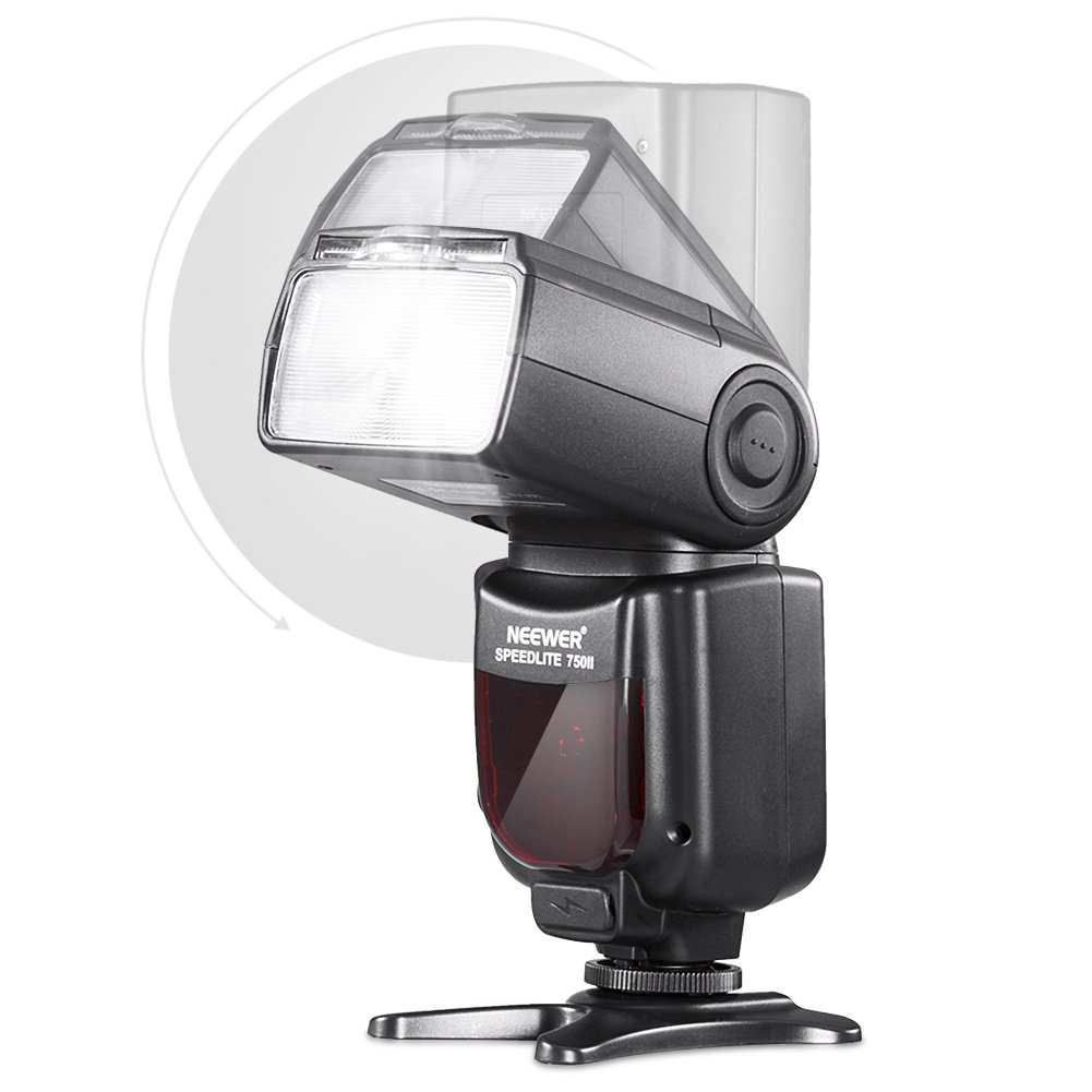 Neewer 750II TTL Flash Speedlite with LCD Display for Nikon D7200 D7100 D7000 D5500 D5300 D5200 D5100 D5000 D3300 D3200 D3100 D3000 D700 D600 D500 D90 D80 D70 D60 D50 and Other Nikon DSLR Cameras