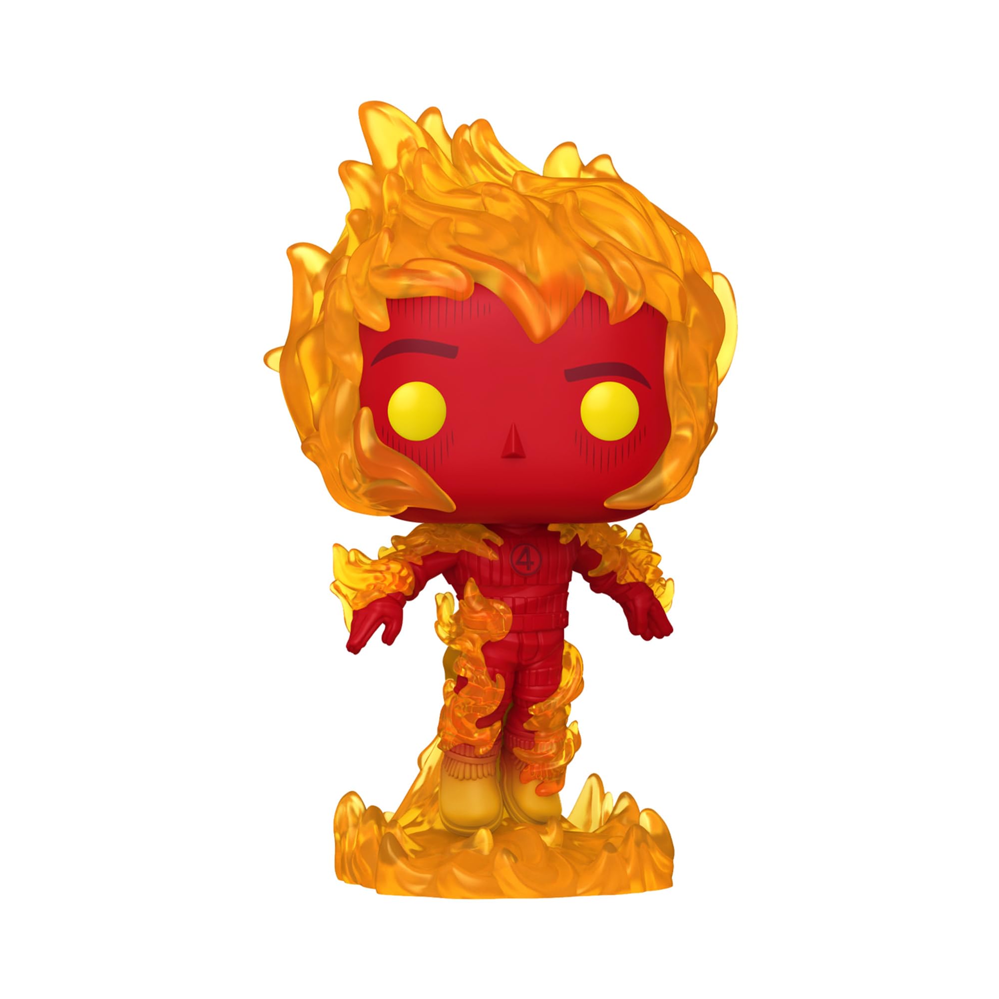 Funko Pop! Marvel: The Fantastic Four: First Steps - Human Torch - Fantastic Four (2025) - Collectable Vinyl Figure - Gift Idea - Official Merchandise - Toys for Kids & Adults - Movies Fans