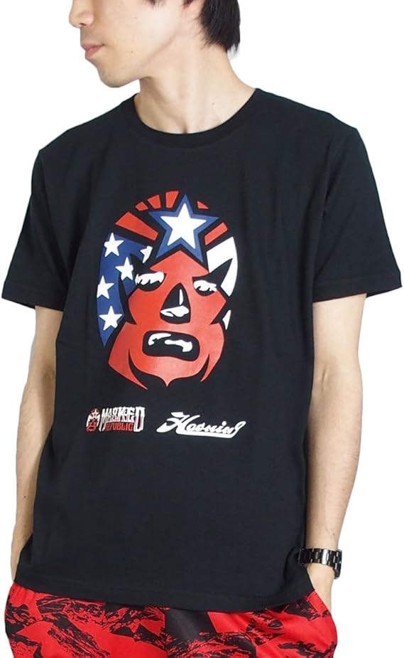 Amazon ハオミン Haoming Masked Republic Tシャツ コラボ メンズ レディース プロレス Mr180 63 Tシャツ カットソー 通販