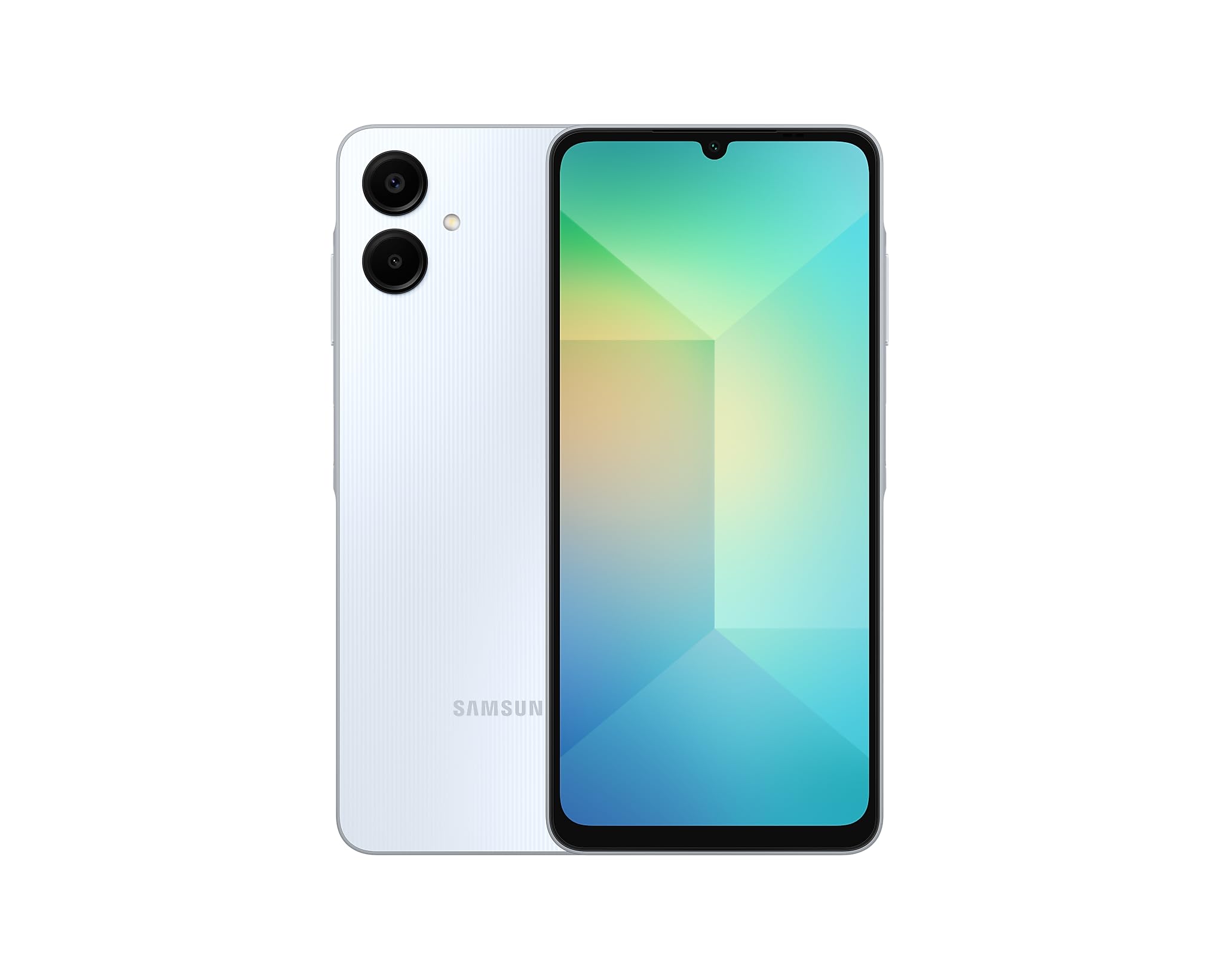 Samsung Galaxy A06 4G LTE (64GB + 4GB) Latin Version SM-A065M/DS Factory Unlocked 6.7" Dual Sim 50MP Dual Cam (Case Bundle) - (Light Blue)