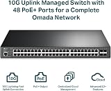 TP-Link SG3452XP 52-Port Gigabit PoE+ Switch 500W 4x 10G SFP+ Managed Rackmount view 2