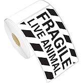 OfficeSmartLabels - 3" x 5" Direct Thermal Labels - Compatible with Zebra & Rollo Desktop Label Printers and More – 1” Core, Permanent Adhesive & Perforated [300/Roll, 6000 in 20 Rolls]