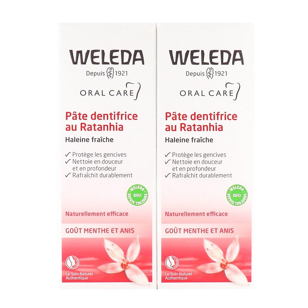 Weleda Toothpaste with Ratanhia 2x75ml