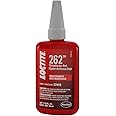Loctite 262 Automotive Threadlocker Red – High Strength Thread Lock, High-Temp, Permanent, Oil Tolerant, General Purpose - 36 ml, 1 Pack