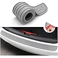 Ziciner Car Rear Bumper Protector Guard, Auto Anti-Scratch Collosion Rubber Trunk Door Entry Guards, Non-Slip Vehicle Bumper Protection Strip, Fit for Most Cars, SUVs, Vans and Trucks (41"x3.5", Gray)