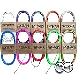 Universal Cycle GEAR Cable Set (ALL COLORS) Stainless Steel Wiring / Low Friction - Can be cut to any custom size to fit (2100mm Inner Wire / 1700mm Outer Cable Length).! FREE VALVE CAP UPGRADE WORTH $4.99!