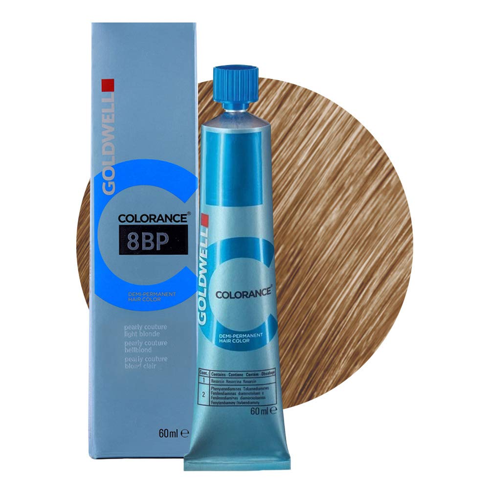 Goldwell Colorance Demi-Permanent Hair Colour, 8Bp Pearly Couture Blonde, 60 ml,4021609117247