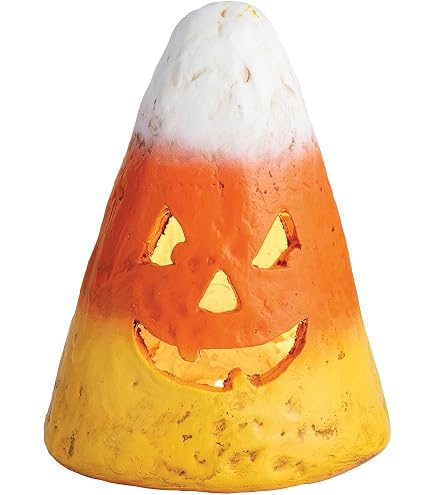 Mud Pie Halloween Kürbis-Sitzer Weißes Gespenst – 19 X 19 Cm, Segeltuch Mit Holzstiel, Deko Für Halloween