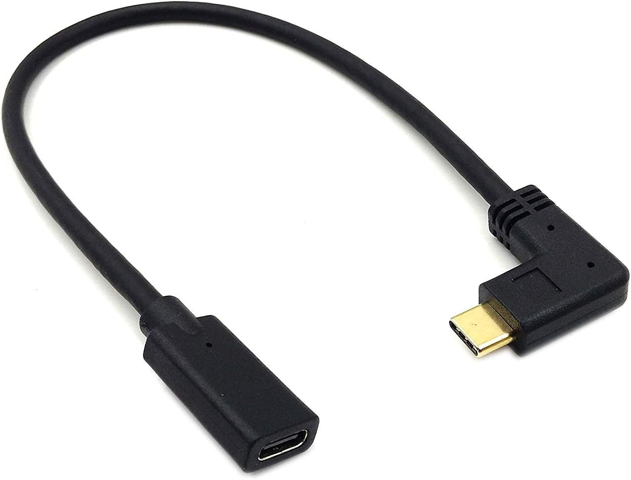Maxhood 90 Degree USB C Type C Male to Female Cable Amazon.co.uk