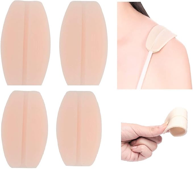 Milestouch Women's Silicone Bra Strap Cushions Nonslip Shoulder Pads