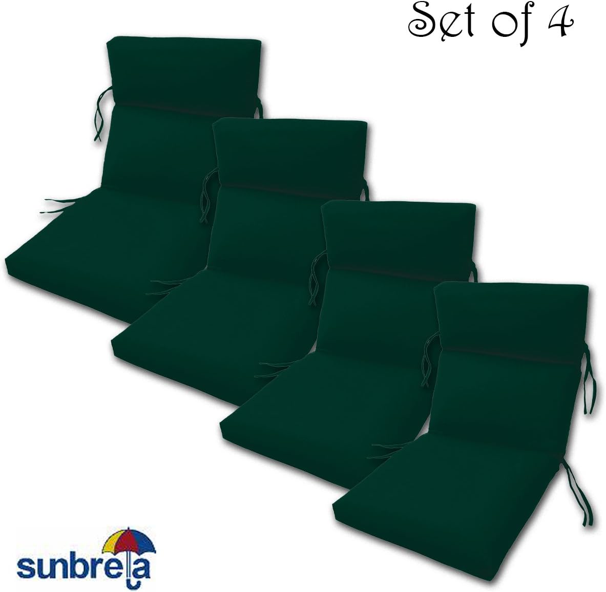 Best Sunbrella Outdoor Lounge Chair Cushions Forest Green