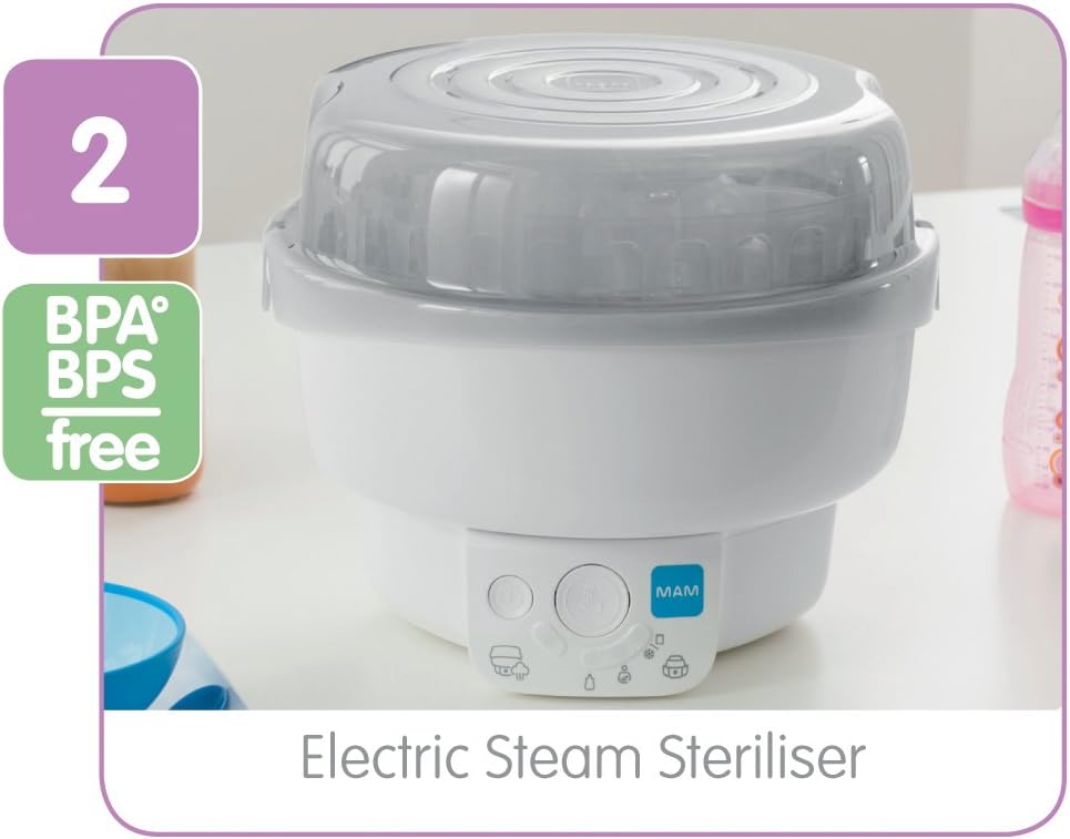 mam 6 in 1 electric steriliser & express bottle warmer