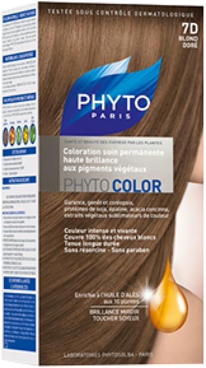 Phytocolor Coloration Permanente Nuance 7D Golden Blond
