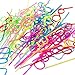 Tigerdoe Crazy Straws - 50 Pcs - Funny Straws - Party Supplies - Twirly Straws - Loop Straws - Party Favors