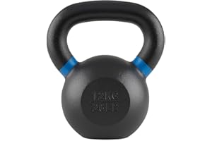 Rage Fitness Single Cast Iron Kettlebell | Powder Coated - Wide Handle Weights for Core & Glute Workouts; Swings, Squats, Deadlifts; Strength, Endurance & Flexibility for Men & Women