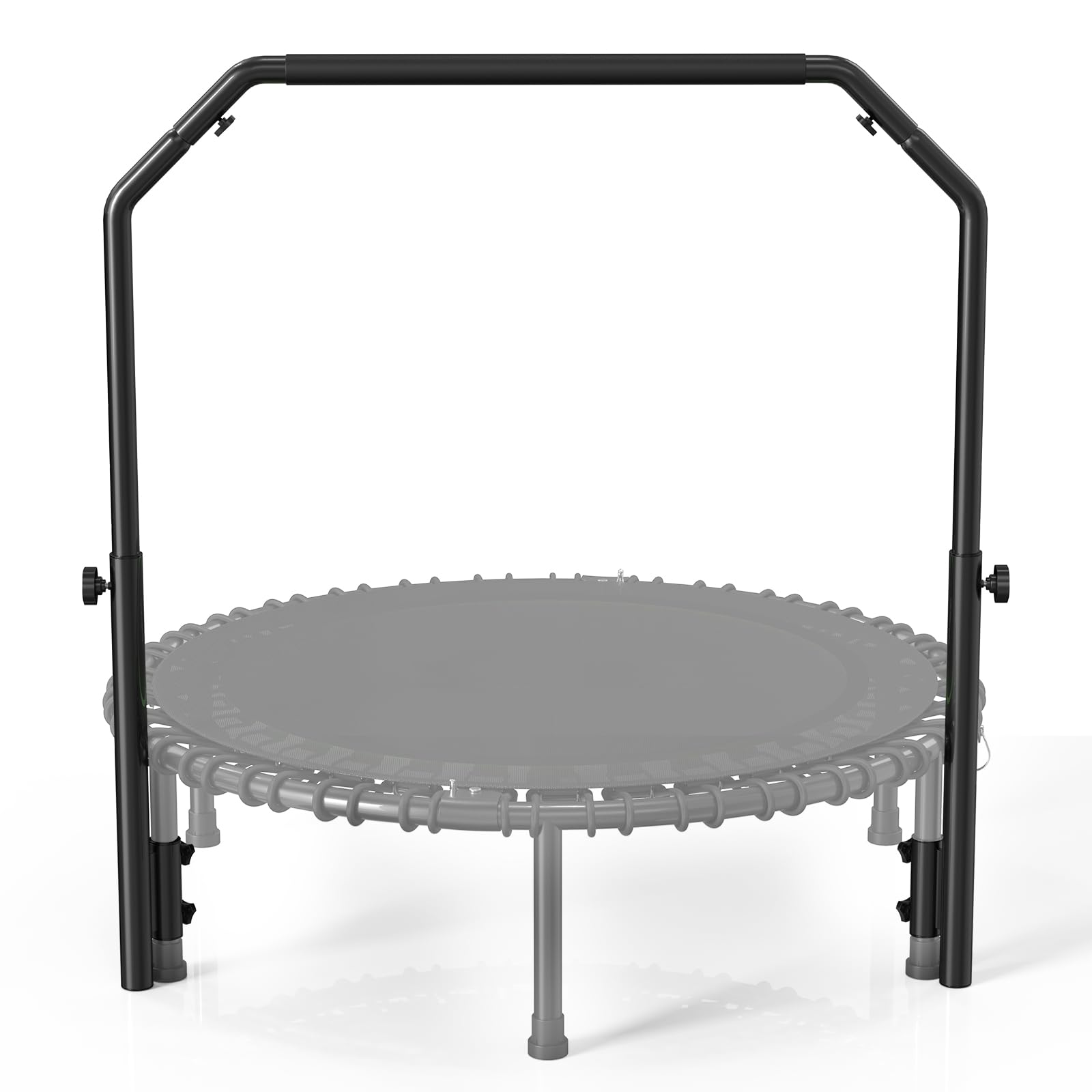 Photo 1 of **MISSING PARTS***BCAN Adjustable Handle Bar Accessory for 40"/48'' Fitness Trampolines, 4 Levels Adjustable(2'6" ~3'5"), Foam Handles, Easy Assembly(Trampoline Not Included), Suitable for 25MM Frame Tube