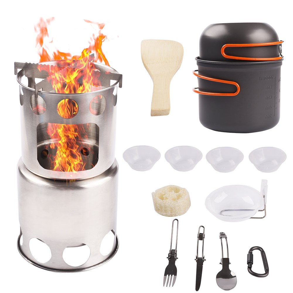 backpacking stove set