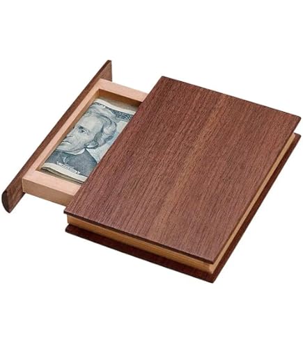Caja De Regalo De Madera Mágica Con Cajón Secreto | 2 Compartimentos Ocultos | Rompecabezas Para Aniversarios Y Bodas | Recuerdo Original