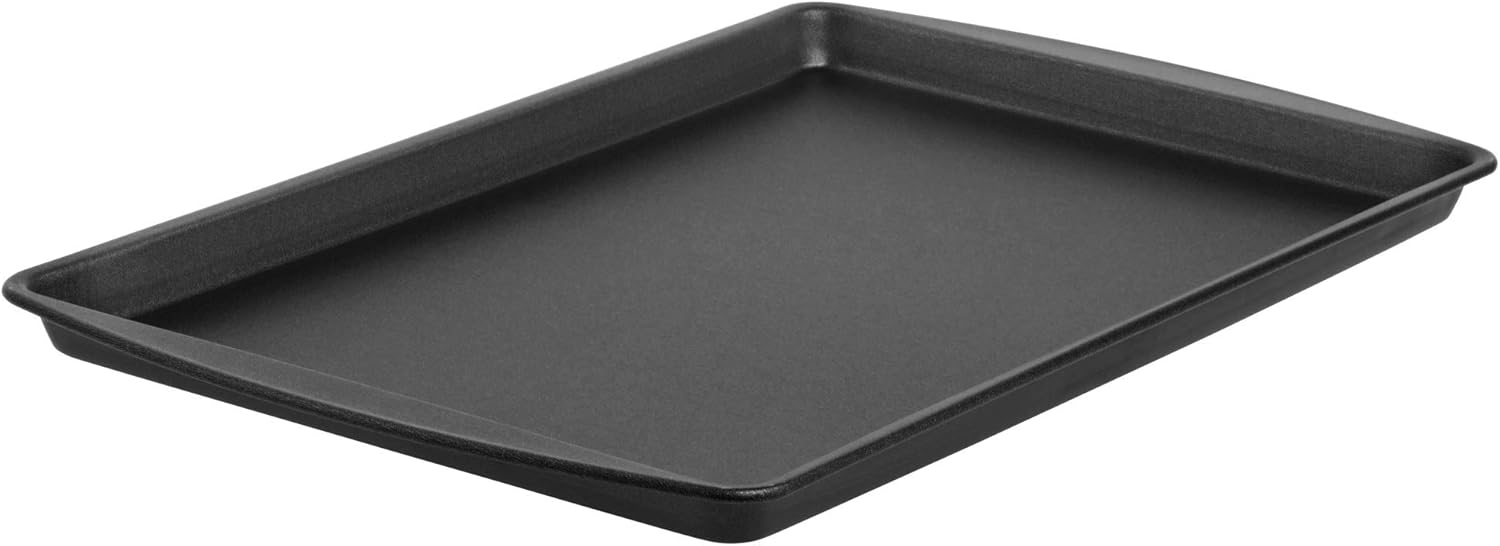 G & S Metal Products Company ProBake Teflon Xtra Nonstick Cookie Sheet Baking Pan, 15.5"x10.2"x2.1", Gray: Kitchen & Dining