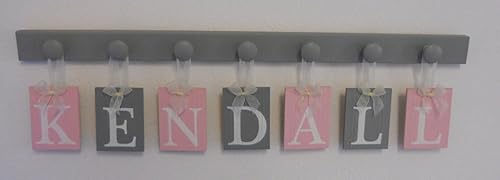pink letters for nursery